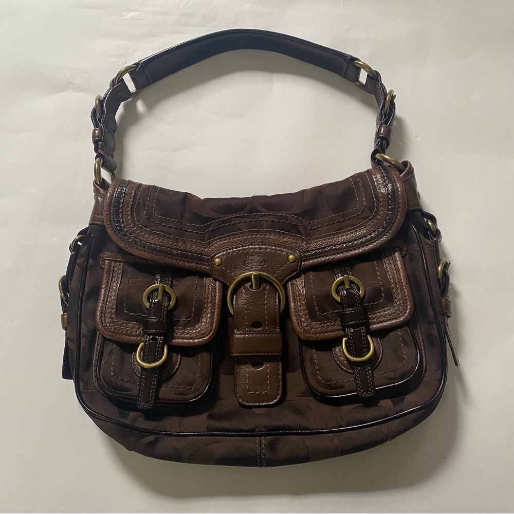 Y2K Coach legacy signature shoulder bag